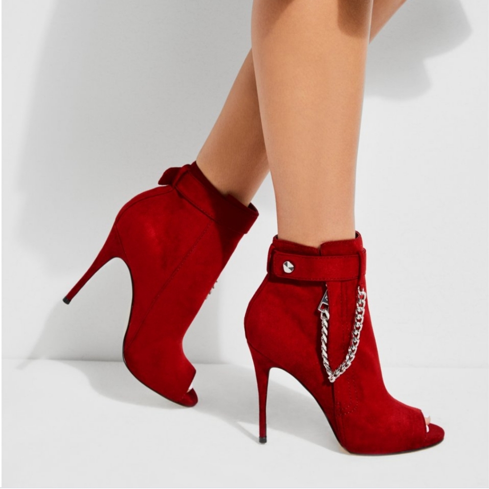 Open Toe Ankle Bootie